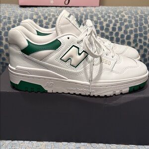 New Balance 550 White Green Sneakers